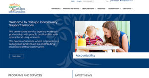 Catulpa Community Support Services website design by takecareofmysite.com
