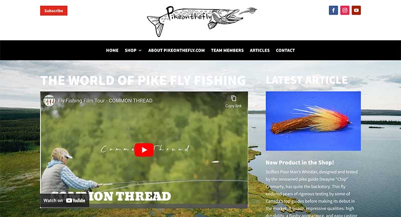Pike on the Fly website image