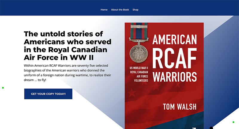 American RCAF Warriors website image